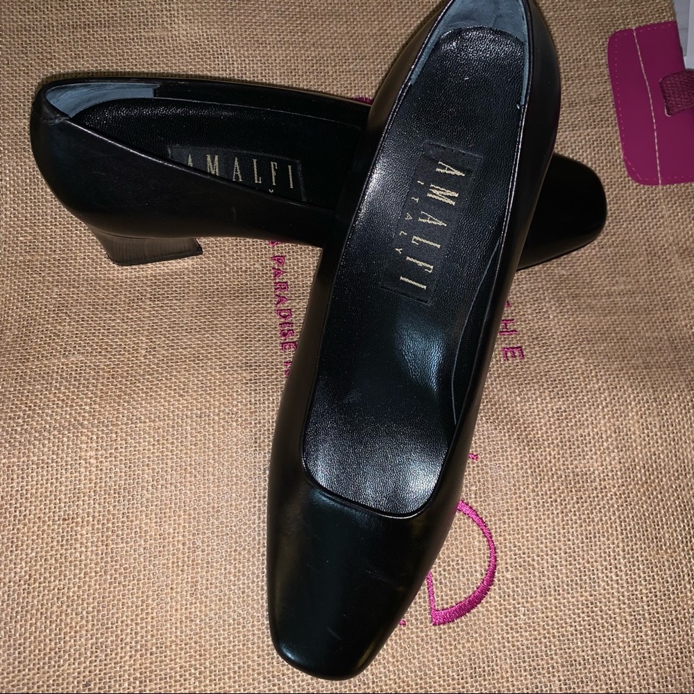 Amalfi Black Shoes.